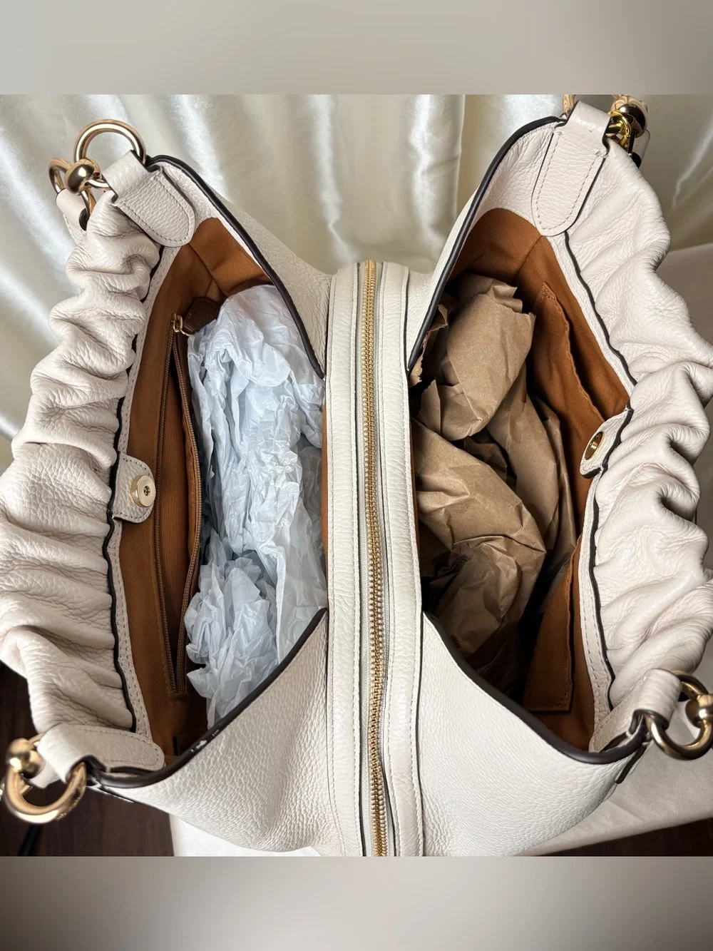 Coach Maya Pebble Slouchy Shoulder Bag